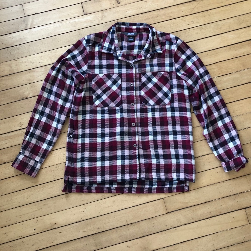 Outdoor Research brand new maroon flannel small